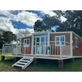 Waterproof Prefab Luxury Villa 20Ft Expandable Container House Prefabricated Portable Mobile Tiny Home with 2 Bedroom