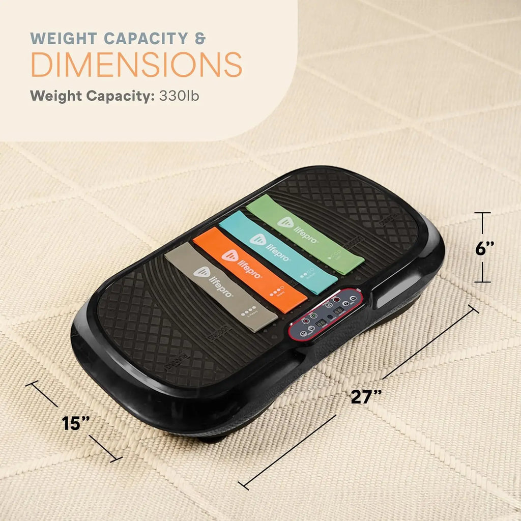 Home Fitness Vibration Plate Exercise Machine for Lymphatic Drainage Full-Body Workout