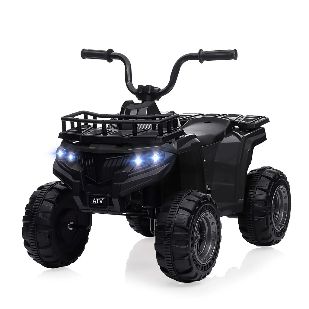 12V Kids Ride On Electric ATV, Ride Car Toy with Bluetooth Audio,High/Low Speed, LED Headlights, Battery Indicator & Radio