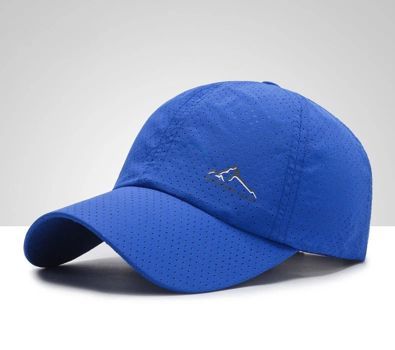 Men's and women's quick-drying hats, summer outdoor sunscreen and shading thin baseball caps, breathable sun duckbill hats