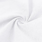 Men White Textured Linen Short Sleeve Polo Shirt Classic Lapel Collar 3 Wooden Buttons Loose Oversized Breathable Summer Beach Vacation Casual Holiday Top