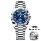 PAGANI DESIGN DD40 Luxury Rose Gold Automatic Watch Men Japan NH36A Mechanical Wristwatch Men Stainless steel Waterproof Watches