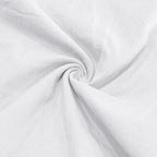 Men Slim Fit White Linen Short Sleeve Shirt Point Collar Chest Pocket Full Button Down Lightweight Textured Breathable Summer Business Casual Top