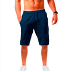 Casual Shorts Summer Men Loose Five Inch Short Pants Cotton Linen Thin Breathable Soft Beach Daily Outdoor Sports Bottoms