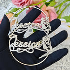 Customized Stainless Steel Earrings Frosted Earrings Personalized Name Jewelry Elf Earrings Sparkling Earrings Christmas Gifts