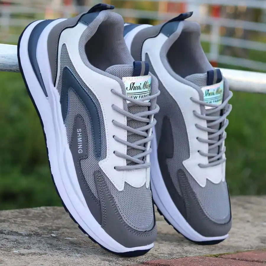 Breathable Mesh Non Slip Casual Sneakers Lightweight Running Shoes For Men Summer Outdoor