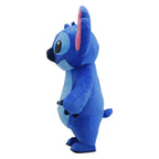 Inflatable Blue Rabbit Costume Mascot Parade Adult Character Cosplay Birthday Halloween Party Event Plush Set