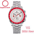 PAGANI DESIGN 2025 New AK Project Men's Watches Luxury Quartz Wrist Watch For Men AR Sapphire Speed Chronograph Automatic Date