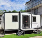 Heavy Duty Steel Frame Yugong Foldable Expandable Container House Portable Prefab Strong Home for Hurricane Zone Earthquake Area