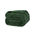 Fleece Throw Blanket 50"×60" for Couch Sofa Bed, Super Soft Cozy Plush Microfiber Flannel Blanket with 3D Checke Design Lightwe