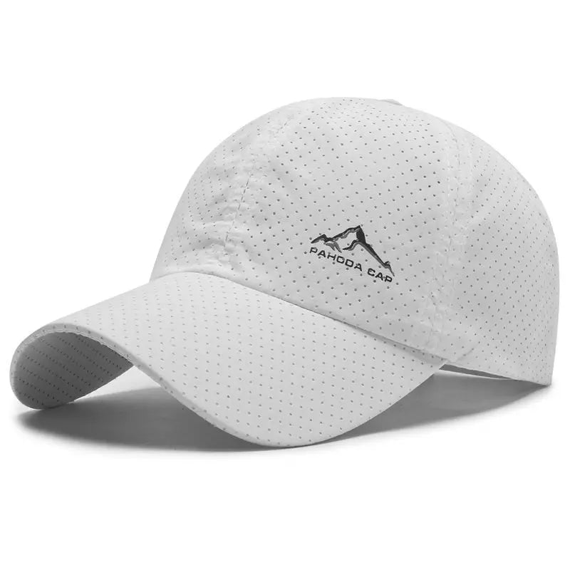 Men's and women's quick-drying hats, summer outdoor sunscreen and shading thin baseball caps, breathable sun duckbill hats