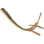 14ft Durable Wooden Hammock Stand - 450 lbs Capacity, Natural Stain Finish