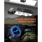 Call & Fitness Tracking Watches for Men, Compatible with Android/iPhone, Waterproof & Health/Sports Features
