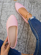 Womens Elegant Bow Flat Loafers, Spring Autumn Comfortable Casual Office Shoes