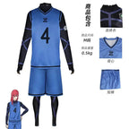 Blue Lock Cosplay Jersey No.11 Isagi Yoichi Bachira Meguru Chigiri Hyoma Kunigami Rensuke Football Uniform Costume
