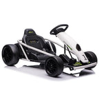 24V Electric Go Kart Drift Car for Kids 8-12, Ride On Racing Toy with Dual 300W Motors/8 MPH High Speed/Music, Outdoor Fun Gift