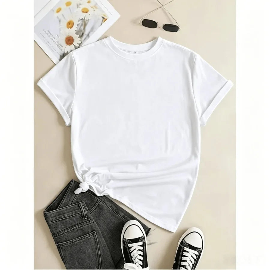【New Arrival】Cute Anime Girl Graphic Tee Women's Oversized Kawaii Top