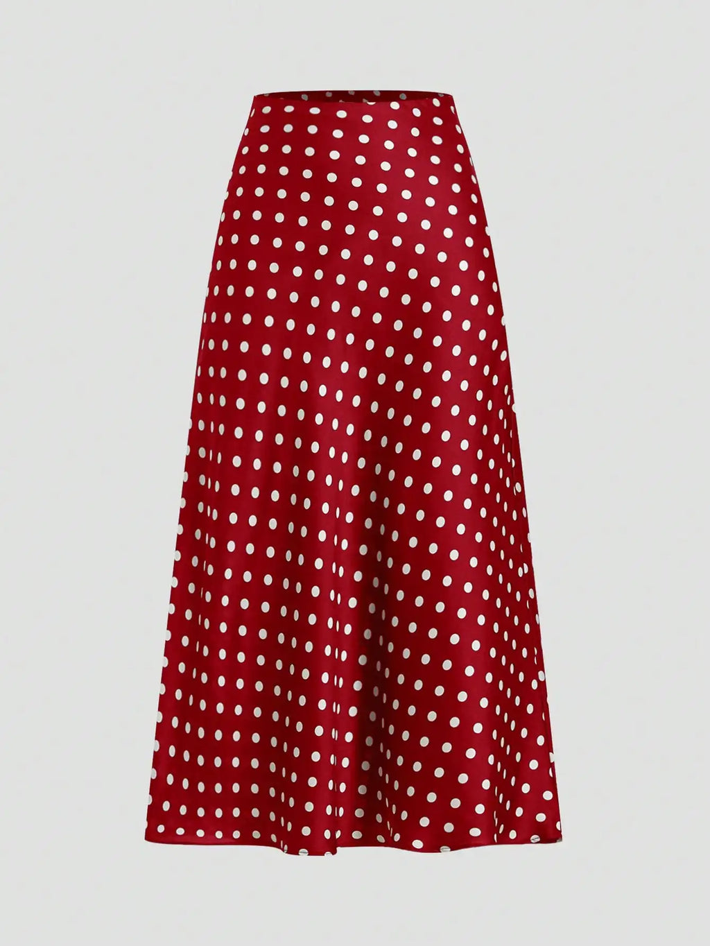 Firerie Women's Retro Elegant Polka Dot Print Vacation Style Skirt,Fall,Fall For Women,Winter For Women,Vacation