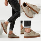 BENPAO Mens Casual Shoes Fashion Sneakers for Men Low Top Lace Up Canvas Shoes