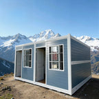 Heavy Duty Steel Frame Yugong Foldable Expandable Container House Portable Prefab Strong Home for Hurricane Zone Earthquake Area