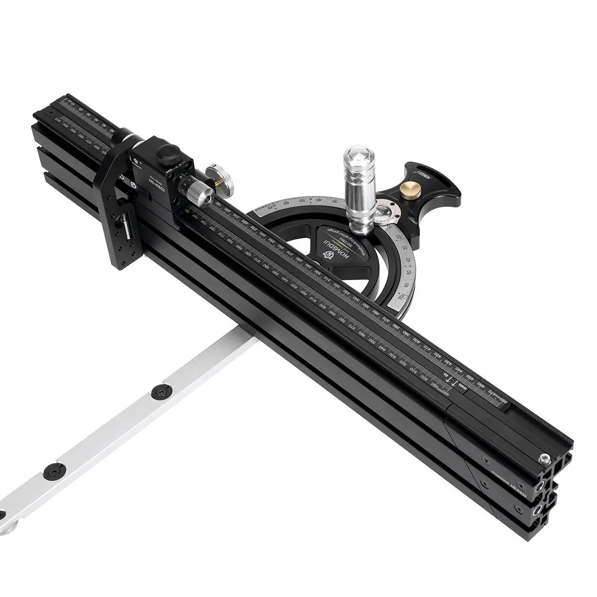 HONGDUI HD-MG21 0-70 Degree Miter Gauge with 850mm Extended Fence for Woodworking Table Saw Router Table Precision Angle Setting