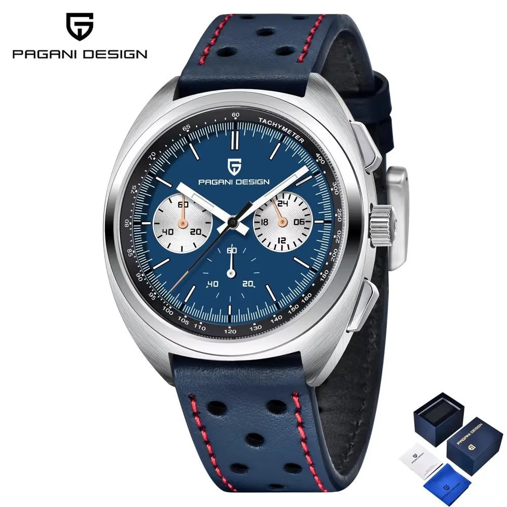 2026 New PAGANI DESIGN Panda Men's Watches Quartz Wristwatches Chronograph Luxury Watch For Men AR Sapphire Luminous Waterproof
