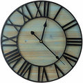 Decorative Large Metal Wall Clock for Living Room - Modern Farmhouse Wall Décor