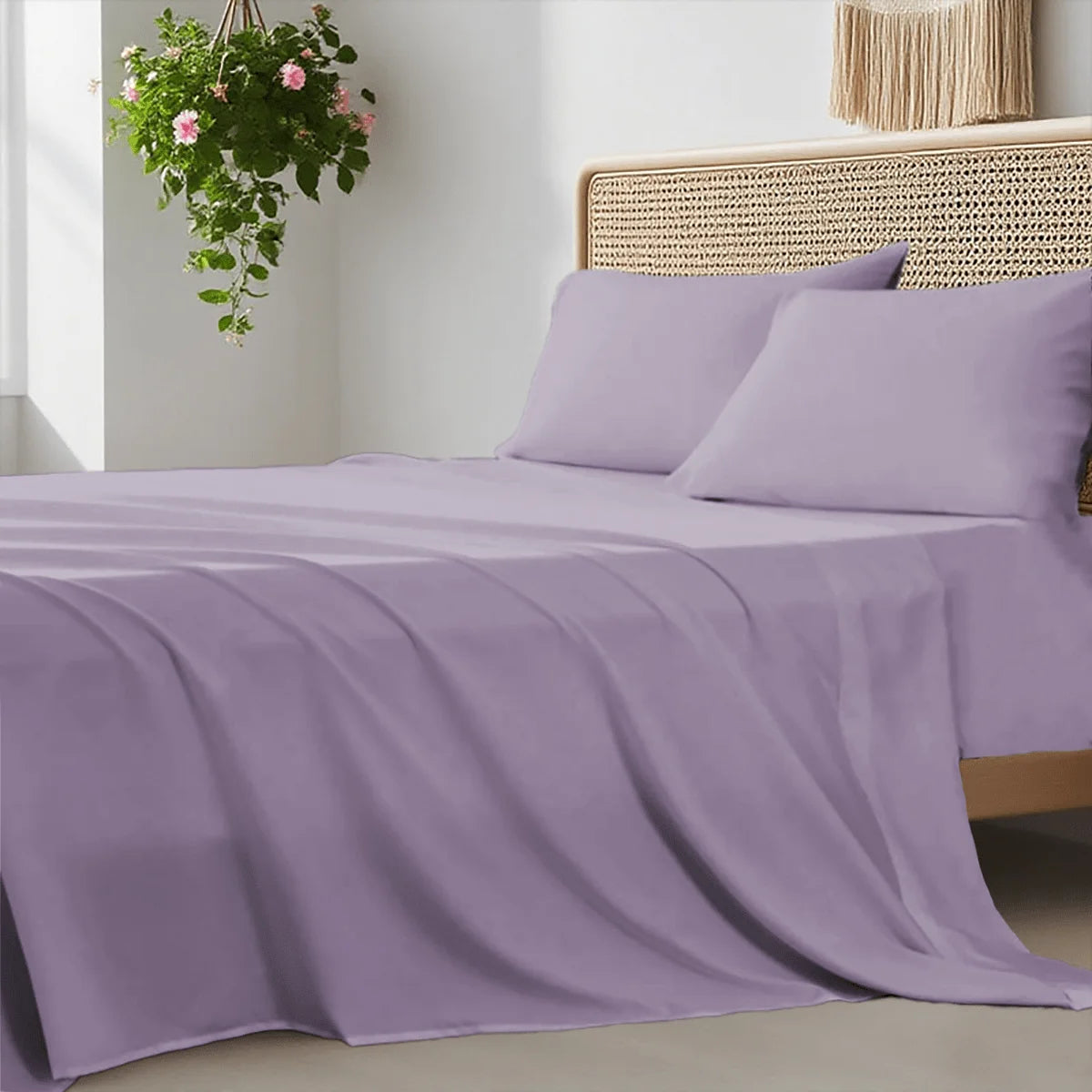 3/4 Piece Home Bed Sheet Set, Soft, Cooling, Comfortable And Breathable Bedding Set, Hotel Luxury Home Summer Bedding Sheets Twi