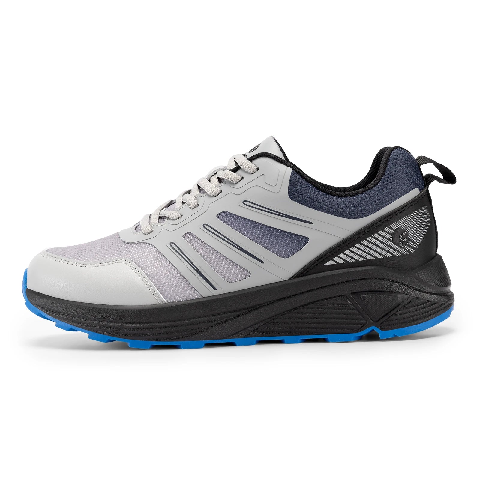 Fitville Trail Running Shoes Wide Toe Men's Sneakers Non-slip Wear Resistant Sport Shoes for Heel Pain Plantar Fasciitis Relief