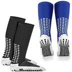 2 Pair Non Slip Football Basketball Hockey Futbol Yoga Sports Socks for Adults Men Women