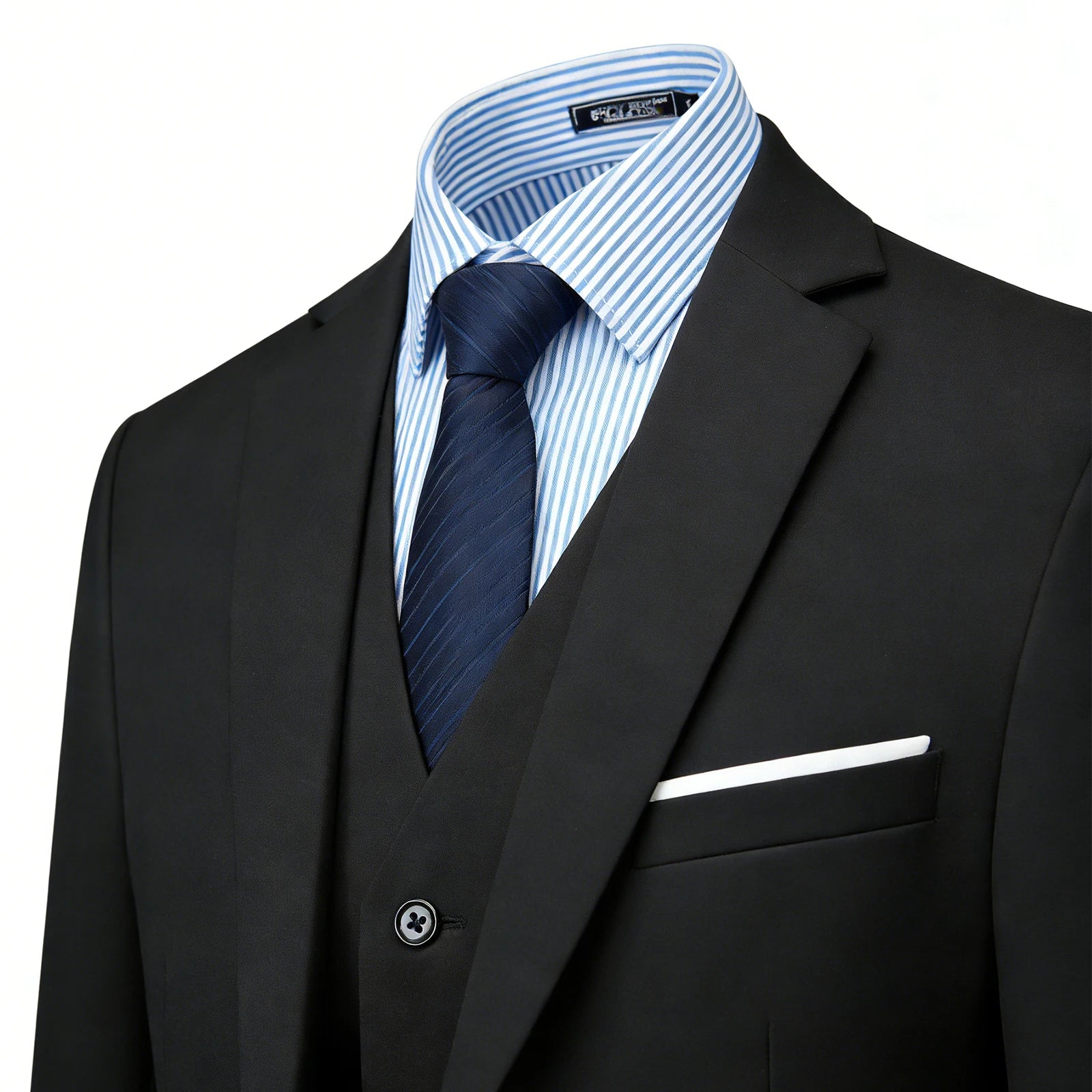 CYPTIRY Men's 3 Piece Suit Set - Classic Business Slim Fit Clothing Package Includes Blazer Pants And Shirt