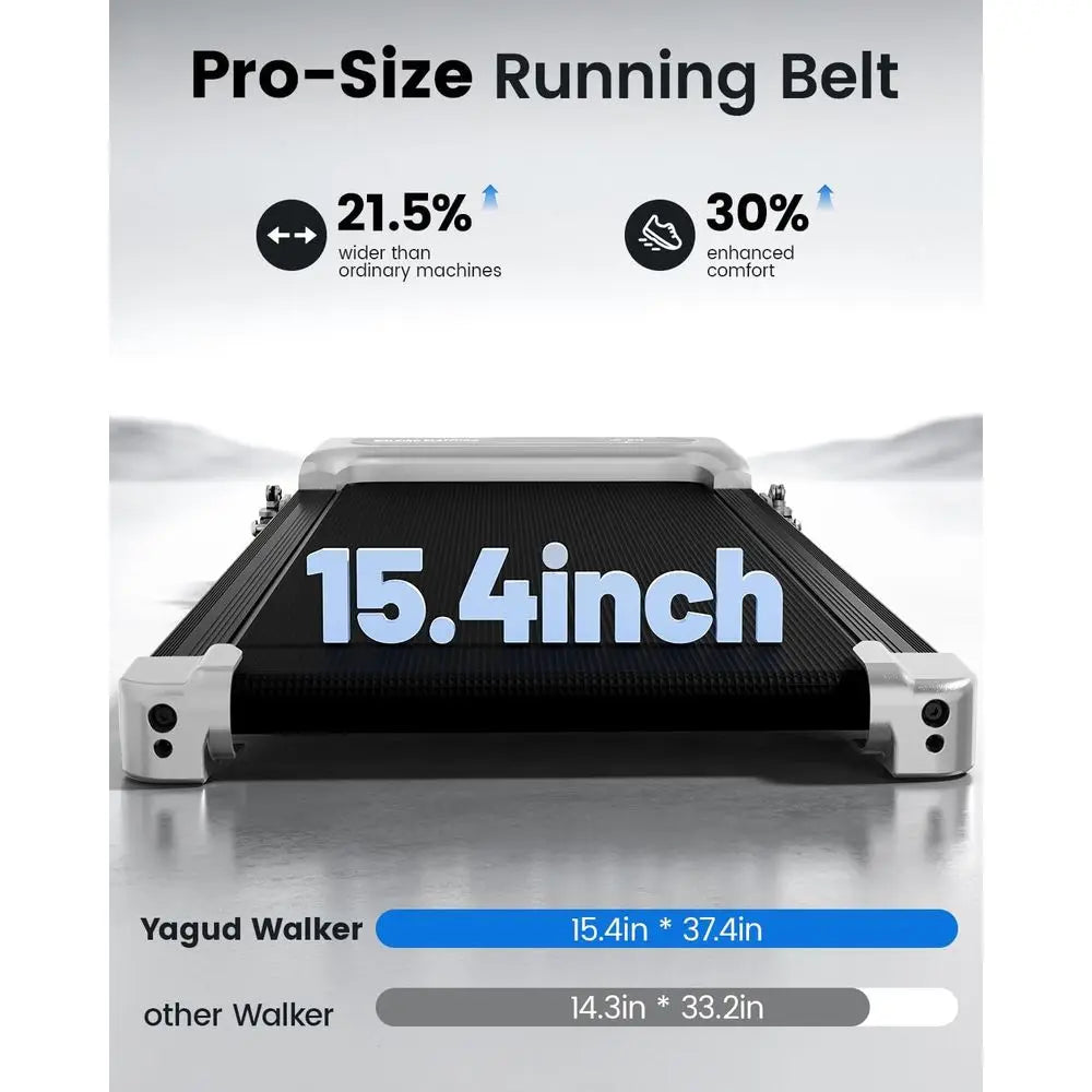 Portable Desk Treadmill: Compact Exercise Machine with Remote and LED Display for Home Office Use