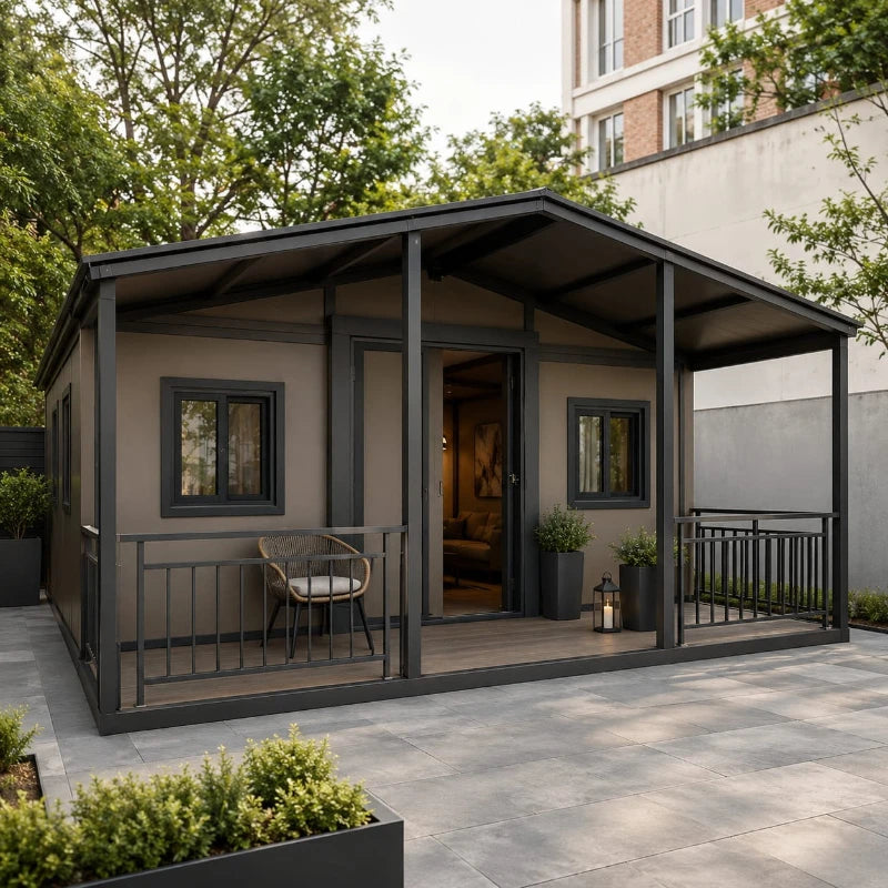 Expandable Folding Modular House Container Home for Temporary Office Staff Housing and Garden Room Customized