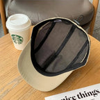 Thin Summer Outdoor Sunscreen Quick-drying Baseball Cap Men's Short Solid Color Light Board Baseball Cap