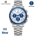 PAGANI DESIGN 2025 New AK Project Men's Watches Luxury Quartz Wrist Watch For Men AR Sapphire Speed Chronograph Automatic Date