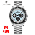 PAGANI DESIGN Moon Mens Watches Quartz Automatic Watch Men Luxury Sports VK63 Chronograph Waterproof Sapphire Reloj Hombre 2025