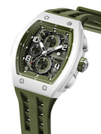 TSAR BOMBA Watch for Men Luxury Brand Tonneau Design Waterproof Clock Stainless Steel Wristwatch Fashion Rectangle Mens Watch