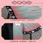Fashion Anime Kochou Shinobu Cosplay Costume Kisatsutai Women Japanese Haori Uniform Wig Halloween Party Comic Con Outfit