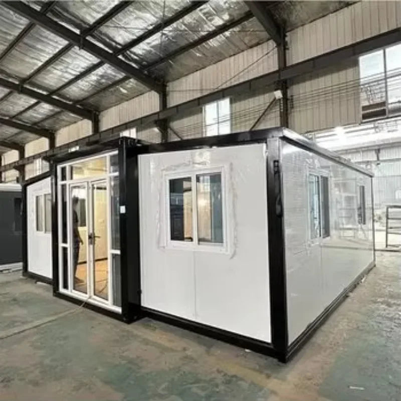 Expandable Container House Prefabricated Modular Home Tiny Living Cabin Portable Studio Glamping Pod Eco Tourism Resort Unit Hot