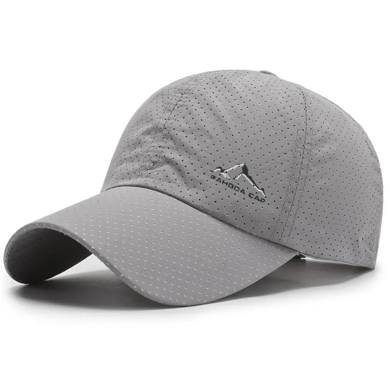 Men's and women's quick-drying hats, summer outdoor sunscreen and shading thin baseball caps, breathable sun duckbill hats
