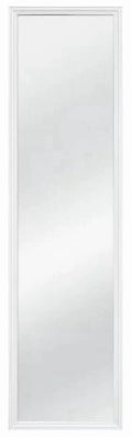 ICUTE-Mainstays 13x49 White Rectangle Large Wall Mirror for Bathroom or Living Room