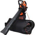 3-in-1 Electric Leaf Vacuum & Blower with Shredder, 72L Bag, High Speed, Adjustable Power for Patios & Driveways
