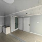 Customized 20ft 2 Bedroom Foldable Container Home Prefab Tiny House Light Weight Portable Folding Modular Unit Living Home