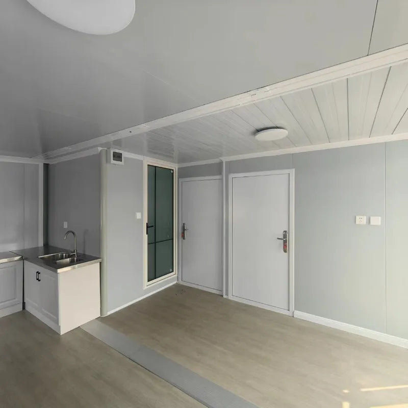 Customized 20ft 2 Bedroom Foldable Container Home Prefab Tiny House Light Weight Portable Folding Modular Unit Living Home
