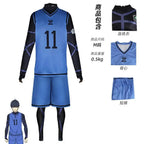 Blue Lock Cosplay Jersey No.11 Isagi Yoichi Bachira Meguru Chigiri Hyoma Kunigami Rensuke Football Uniform Costume