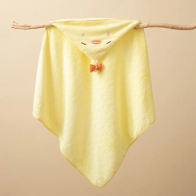 Toddler Bathrobe Infant Bath Towel Boy Girl Blankets Swaddle With Hood Cartoon Coral Fleece Towel Blanket Newborn Kids Bedding baby bath towel banheiras de bebê robôs bathrobes