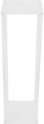 10PCS, 80 cm Wedding Flower Stands Acrylic Wedding Decoration for Tables Bouquet Vase Columns Flower Vase Rectangular Floor Vase