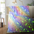 Unicorn Glow in The Dark Blanket, Unicorn Blanket for Girls/Kids, Unicorns Gifts for Girls Age 3-12, Toddler Blanket for Kids, S