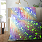 Unicorn Glow in The Dark Blanket, Unicorn Blanket for Girls/Kids, Unicorns Gifts for Girls Age 3-12, Toddler Blanket for Kids, S