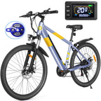 550W Adult electric mountain bike 26", 48V built-in hidden removable battery, up to 50 miles, urban commuter bike.